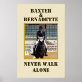 Foto Name Pferdebesitzer Lover Poster (Vorne)