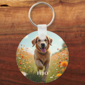 Foto-Name Schlüsselanhänger (Vorderseite)