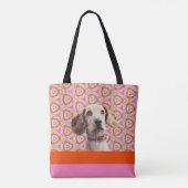 Foto Name Schriftart Farboptionen Totbeutel Tasche (Rückseite)