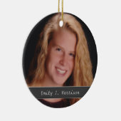 Foto Name und Text Keepake Ornament hinzufügen (Rechts)