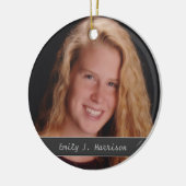 Foto Name und Text Keepake Ornament hinzufügen (Links)