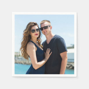 FOTO NAPKINS FÜR DIE REZEPTION SERVIETTE