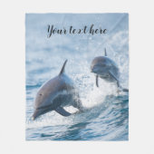 Foto Nautic Bottlenose Delphine Fleecedecke (Vorderseite)