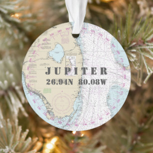 Foto Nautical 2-seitige Jupiter FL Ornament