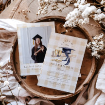 Foto Navy Blue Floral Abschluss