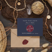 Foto Navy Blue Wedding Save The Date