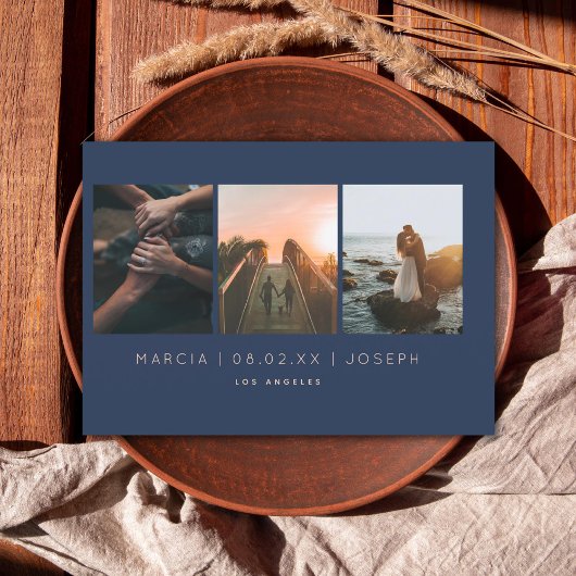 Foto Navy und Blush 3 Save The Date