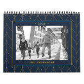 Foto Navy und Gold Art Deco 2025 Kalender (Titelbild)