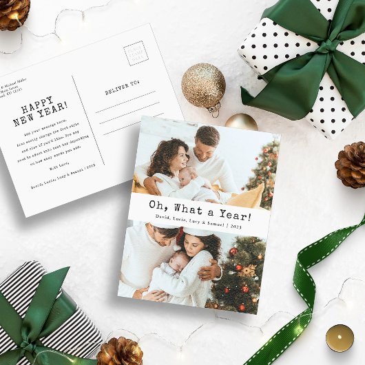 Foto Neujahrsfest Postkarte