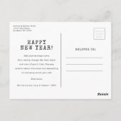 Foto Neujahrsfest Postkarte (Rückseite)