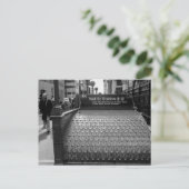 Foto New York City Wall Street in Schwarzem u. im Postkarte (Stehend Vorderseite)