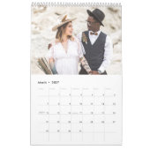 Foto Newlyweds Kalender (Mär 2027)