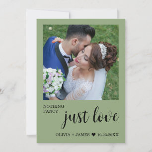 Foto Nichts Fancy Nur Liebe Hochzeitsempfang   Einladung