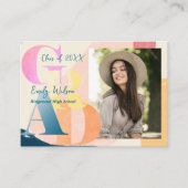 Foto Niedlich 2025 Graduation Party Mini Einladung (Vorderseite)