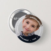 Foto niedlich Abschluss Button (Vorne & Hinten)