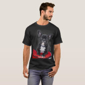 Foto Niedlich Louie I Black French Bulldog T - Shi T-Shirt (Vorne ganz)