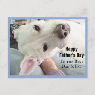 Foto Niedlicher Hund Bester Vater Pal je Blue Deni Postkarte