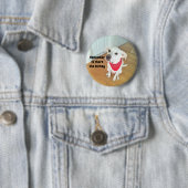 Foto Niedlicher Junghunde mit sonnigen Ohren Button (Beispiel)