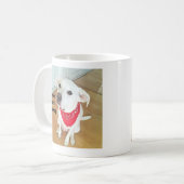 Foto Niedlicher Junghunde mit sonnigen Ohren Kaffeetasse (Vorderseite Links)