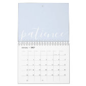 Foto Niedlicher Script Moderner Minimalistischer Kalender (Jan 2027)