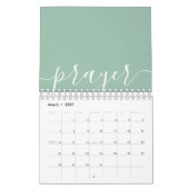 Foto Niedlicher Script Moderner Minimalistischer Kalender (Mär 2027)