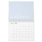 Foto Niedlicher Script Moderner Minimalistischer Kalender (Jan 2026)