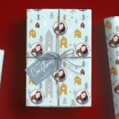 Foto Niedlicher Spaß Weihnachten Geschenkpapier