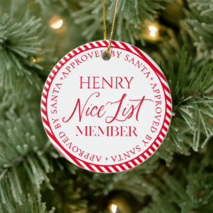 Foto Nizza Liste Mitglied von Weihnachten Keramik Ornament