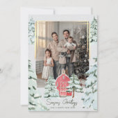 Foto Nordic Pine Tree Forest Weihnachten (Vorderseite)