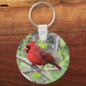 Foto Nördlicher Kardinal Schlüsselanhänger (Vorderseite)