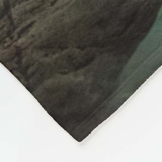 Foto Nordlichtlandschaft Fleecedecke (Ecke)