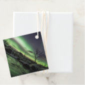 Foto Nordlichtlandschaft Geschenkanhänger (Beispiel)