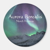 Foto Nordlichtlandschaft Magnet (Vorne)