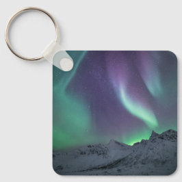 Foto Nordlichtlandschaft Schlüsselanhänger