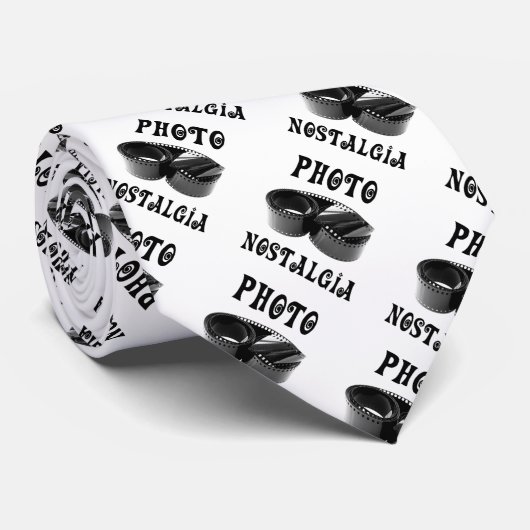 Foto Nostalgie Krawatte (Gerollt)