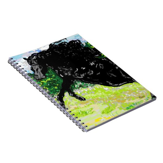 Foto Note Book Black Stallion Notizblock (Rechte Seite)