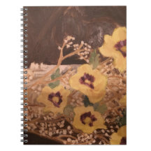 Foto Notebook (80 Seiten B&W) Blume mit einem Log