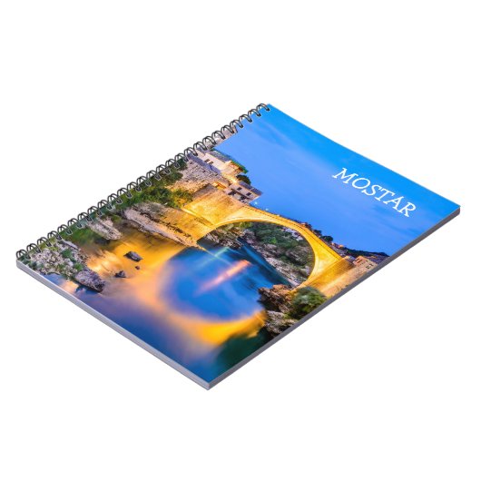 Foto Notebook (80 Seiten B&W) Mostar Notizblock (Linke Seite)