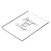 Foto Notebook (80 Seiten B&W) Notizblock (Linke Seite)