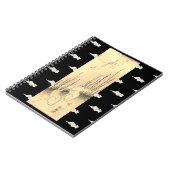 Foto Notebook (80 Seiten B&W) ZWEI BUNNEN & MOON Notizblock (Linke Seite)