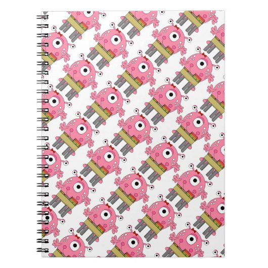 Foto-Notebook/Cartoon-Monster Notizblock (Vorderseite)