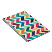 Foto-Notebook/farbenfroh Zickzack Notizblock (Rechte Seite)