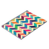 Foto-Notebook/farbenfroh Zickzack Notizblock (Linke Seite)