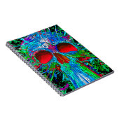 Foto-Notebook/Funky-Farbskull Notizblock (Rechte Seite)