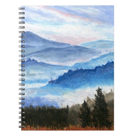 Foto-Notebook für Berg- und Waldspirale Notizblock (Vorderseite)