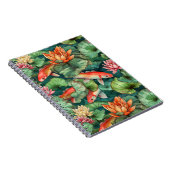 Foto-Notebook für Wasserfarben-Koi und Wasserstraß Notizblock (Rechte Seite)