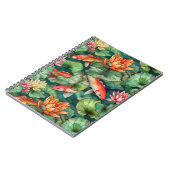 Foto-Notebook für Wasserfarben-Koi und Wasserstraß Notizblock (Linke Seite)