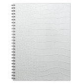 Foto-Notebook mit weißer Krokodile Notizblock (Vorderseite)