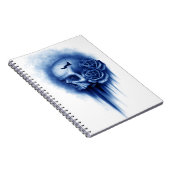 Foto Notebook/Skull mit Rose Notizblock (Rechte Seite)