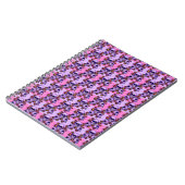 Foto Notebook/Skulls und Blume Notizblock (Linke Seite)